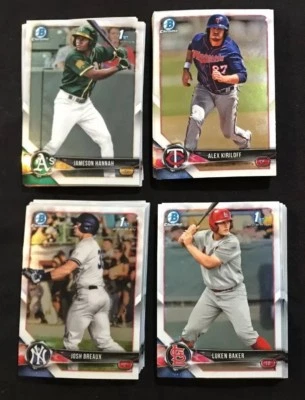 2018 Topps Bowman Draft Chrome Baseball Cards (BDC-#) Singles You Pick - Image 1 of 2