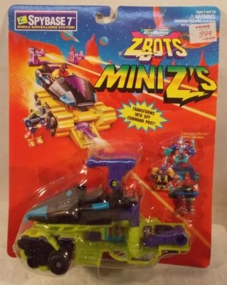 Z-Bots Micro Máquinas Mini Z's Spybase 7 Estación de Vigilancia Móvil Zbot Galoob Foto 1 de 2