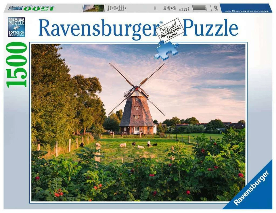 Puzzle 1500pz Mulino a vento 16223 4005556162239 Ravensburger S.r.l. (s.p.a. Fin