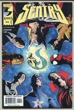 The Sentry 4 NM Thor Spiderman Captain America (2000) Marvel Comics Cbx5