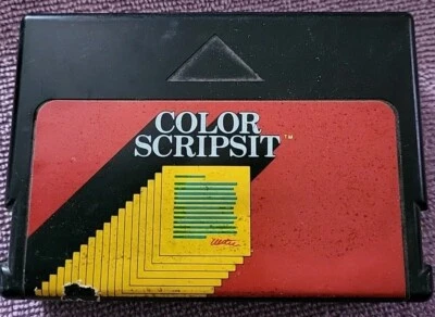 Color Scripsit 1980 Tandy Radio Shack TRS-80 Computer Game Cartridge Untested - Image 1 of 3