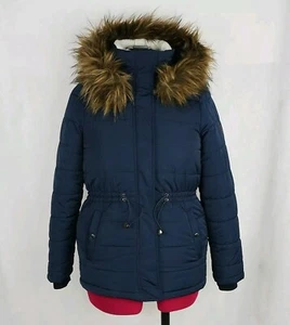 Tom Tailor Jacke Damen Winterjacke Kapuze Gefüttert S Blau - Bild 1 von 11