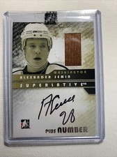 2009-10 ITG Superlative II Alexander Semin Plus Number Silver 7/9 auto patch