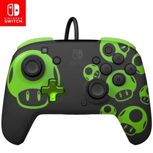 Enhanced Wired Power Nintendo Switch Pro Controller Programmable Buttons Glows - Picture 1 of 15