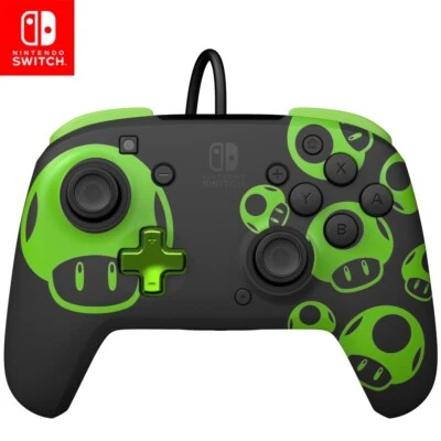 Enhanced Wired Power Nintendo Switch Pro Controller Programmable Buttons Glows - Image 1 of 4