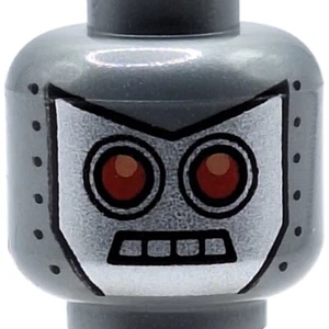 Lego Silver Alien Minifigure Head, Robo SWAT, The Lego Movie 3626cpb1083  - Picture 1 of 1