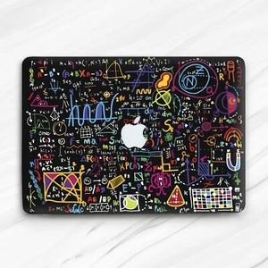 Math Science Physics Formulas Graphs Hard Case For Macbook Air 13 Pro 16 13 15 - Picture 1 of 4