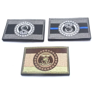 3 PCS USA Missouri FLAG MO STAE FLAG U.S. ARMY 3D EMBROIDERED TACTICAL PATCH - Picture 1 of 2