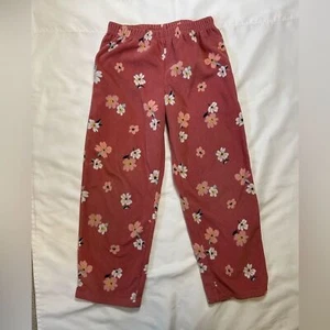 Girls Carters size 7 pink floral pajama pants - Picture 1 of 4