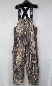 ProHunter Gear By Rocky Bibs Mens XLarge Camo RealTree Hardwoods Thinsulate - Picture 1 of 24
