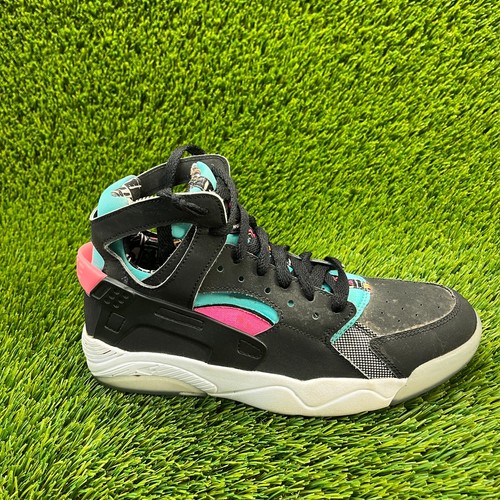 Scarpe da basket Nike Air Flight Huarache nere da bambina taglia 6 5 anni