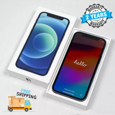 New Sealed Box Apple iPhone 12 Mini 256/128/64GB Factory Unlocked Smartphone - Image 1 of 4