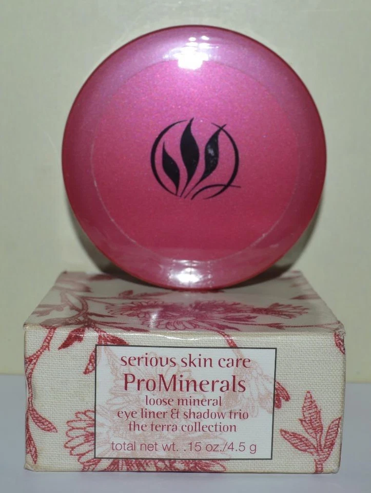 СЕРЬЕЗНЫЙ уход за кожей ProMinerals свободного минеральный подводка для глаз/тень три terra комплект новый в коробке - Изображение 1 из 1