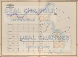 1899 BROOKLYN MAP JAMAICA BAY GAUFEL CREEK 26th WARD K L M 99th -108th PLATE 27♾ - Picture 1 of 2