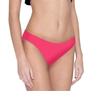 Parte inferior de bikini lisa Eberjey Annia patrón de hibisco L para mujer nueva con etiquetas - Imagen 1 de 6