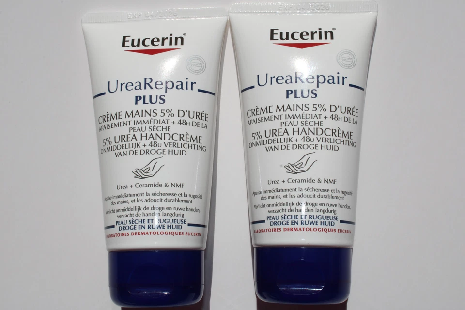 Eucerin UreaRepair PLUS 5% Creme Reparador de Ureia para Mãos 2x 75ml - Imagem 1 de 1