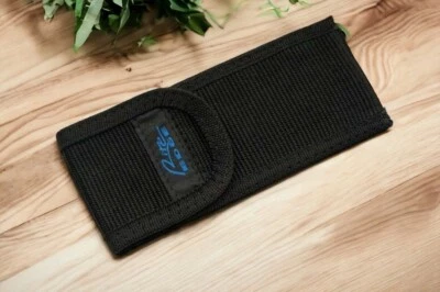 RITE EDGE NEW Black Nylon Folding Knife Sheath Fits Up to 5" Closed Knives Nylon Belt Loop