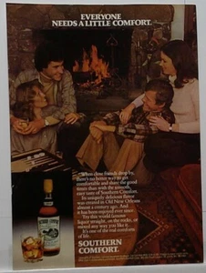 1981 SOUTHERN COMFORT It's one of the real comforts of life  Vintage Magazine Ad - Picture 1 of 1