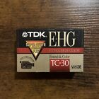 TDK VHS-C E-HG TC-30 Extra High Grade Camcorder Blank Video Tapes Super Avilyn