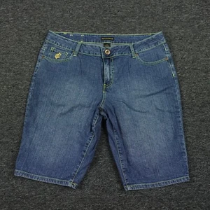 Rocawear Shorts Womens 16 Blue Denim Jean Vintage Outdoors Casual Ladies - Picture 1 of 12