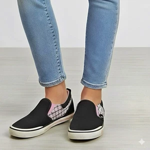 Dc Womens Tennis Shoes Sz 10 Skater Slip On Sneakers Grunge Streetwear Punk Y2k - Picture 1 of 19