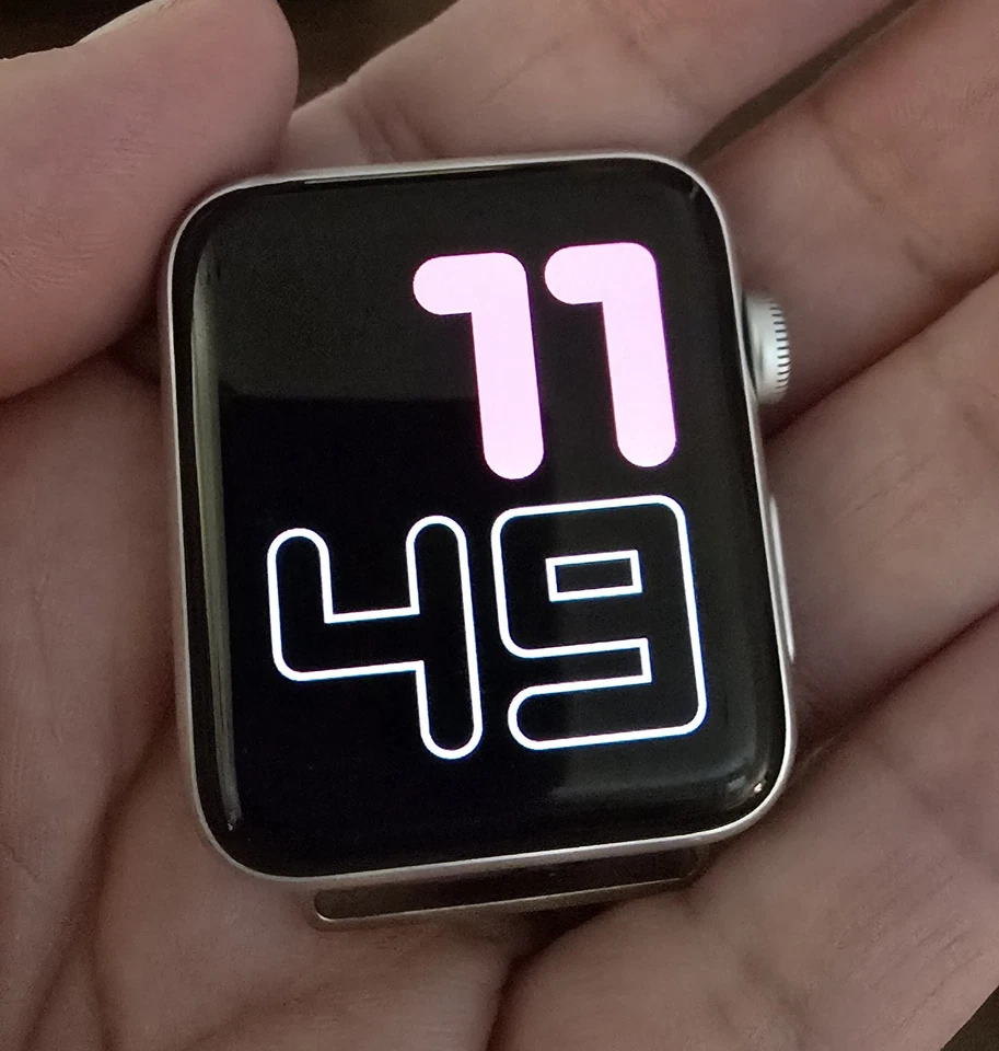 Apple Watch Series 3 GPS 42mm Smart Watch Silver Aluminum Case - Good Condition - Image 1 of 4