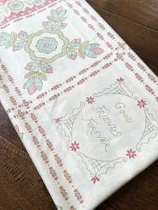 Benartex Kaye’s Cottage Kaye England 36”x43” Embroidery Cotton Fabric Panel VTG - Picture 1 of 8
