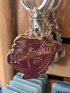 Universal Studios Margaritaville Orlando Since 1977 Palm Tree Red Keychain - Picture 1 of 2