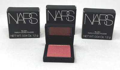 NARS Cosmetics Orgasm Blush  Mini Deluxe Compact .04oz  New 3 pack - Image 1 of 3