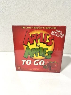 Mattel - Apples to Apples To Go Game of Hilarious Comparisons Travel Edition New - Image 1 of 4