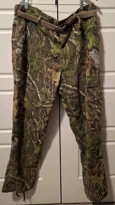 Cabelas Mossy Oak Camo Hunting Pants Men's Size 40 - Image 1 of 4