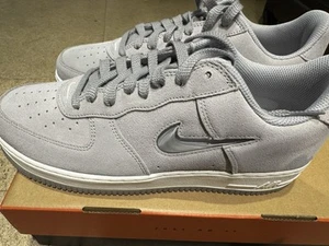 Nike Air Force 1 Jewel Wolf Grey - Picture 1 of 6