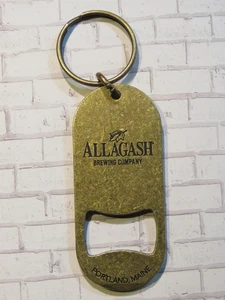 Key Chain Metal Bottle Opener ~ ALLAGASH Brewing Co ~ Portland, MAINE With Love - Foto 1 di 3