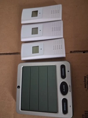 Termohigrómetro de 8 canales inalámbrico para clima ambiental WS-10 interior exterior 3 controles remotos Foto 1 de 3