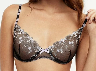 Sutiã For Love & Lemons Amour bordado floral com aro – Tamanho P - Imagem 1 de 4