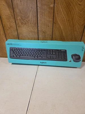 Logitech MK270 Wireless Keyboard Mouse USB Combo New in Box - Image 1 of 4