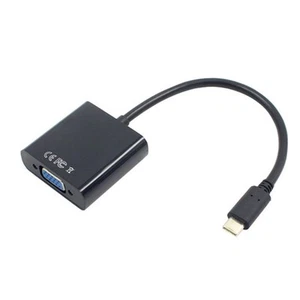 USB-C USB3.1 Typ C fuer Adapterkabel VGA-Stecker auf VGA-Buchse Video-Trans5121 - Bild 1 von 8