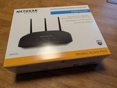 Netgear AC2000 Dual Band 4x4 Wireless Access Point WAC124 OVP - Bild 1 von 4