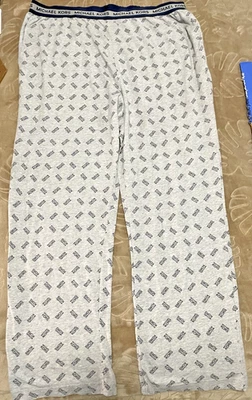 Michael Kors Para hombres XL Gris Tejido Pijama Pantalones de Salón Prendas para Dormir Foto 1 de 4