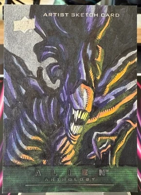 2016 Upper Deck Alien Anthology Sketch Geneta 1/1 [y0917] - Image 1 of 2