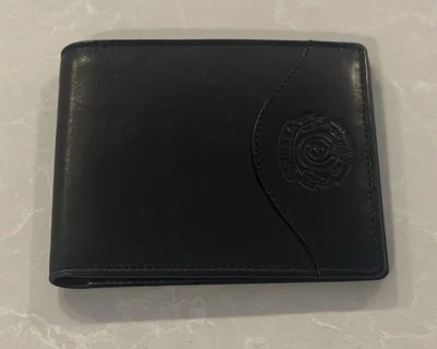 Ghurka Black  Leather Classic Bifold Wallet No. 101 $275 - Image 1 of 2