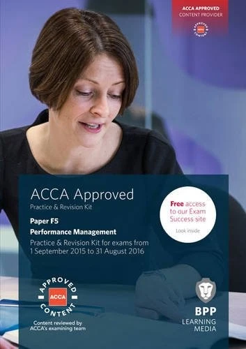 ACCA F5 Performance Management: Practice and Revision Kit By BP  - Image 1 of 1