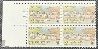 US Scott #2018 Plate block of 4, MNH, Wolf  Trap Farm - Image 1 of 2