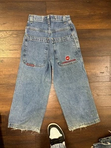 Vintage Early 2000s Kids JNCO Crown Jeans SIZE 8 VTG RARE - Picture 1 of 5