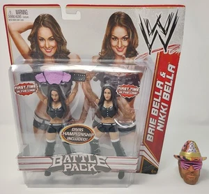 WWE Brie Bella & Nikki Bella Mattel Battle Pack 1st Time In The Line 2011 - Imagen 1 de 7