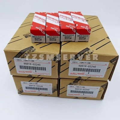 4x Ignition Coils + Iridium Spark Plugs For 2001-10 Toyota Prius Echo Yaris - Image 1 of 4