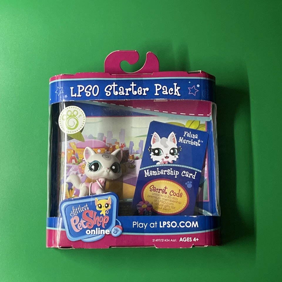 LPS LPSO Starter Pack Online Walking Cat #1699 Felina Murchent Nuevo en caja Foto 1 de 4
