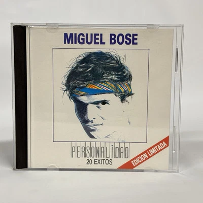 Miguel Bose CD 20 Exitos 1991 Mexico Press Import Amante Bandido Don Diablo - Image 1 of 3
