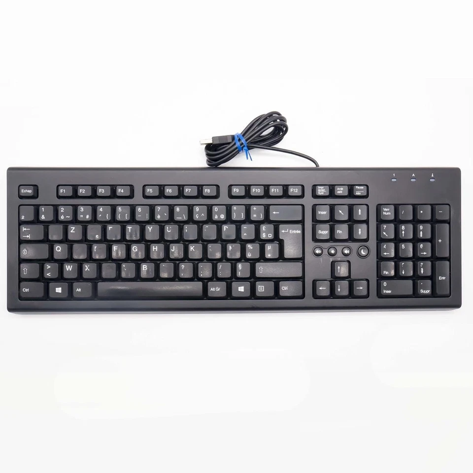 HP 697737-051 Pr1101u Azerty Layour French Fr Keyboard With Cable USB Wired _ - Image 1 of 4