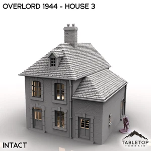 Overlord 1944 - Casa 3 - Wargaming Ork Terrain - Imagen 1 de 9